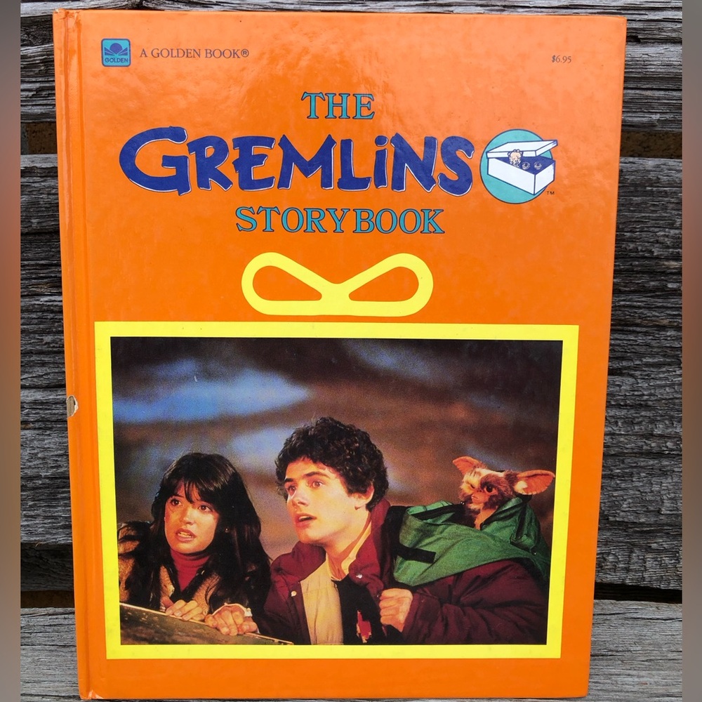 The Gremlins Storybook A Golden Book 1980s vintage hardcover movie photos 1984 🍿